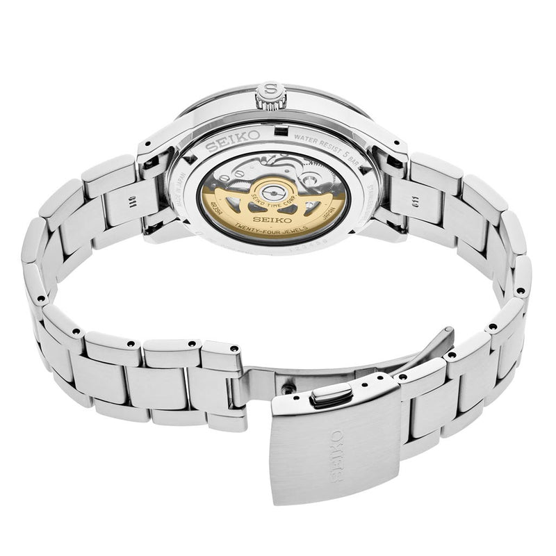Seiko Presage Automatic Open-Heart Watch with 24-Hr Sub-Dial and 40mm Case  #SSA423
