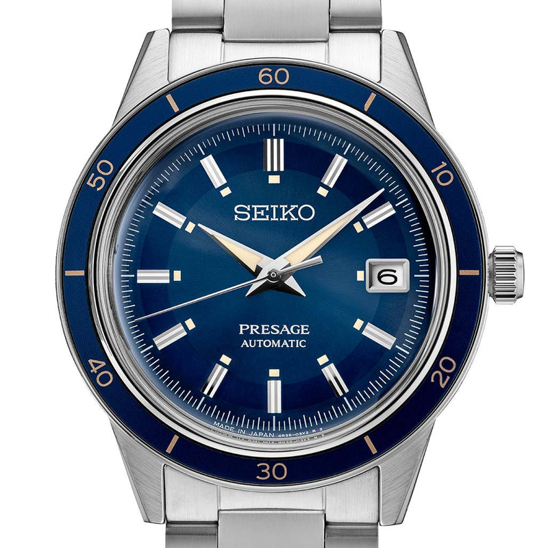 Seiko Presage Automatic Sporty Dress Watch with 41mm Case, and Hardlex Box Crystal #SRPG05