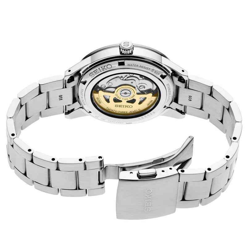 Seiko Presage Automatic Sporty Dress Watch with 41mm Case, and Hardlex Box Crystal #SRPG05
