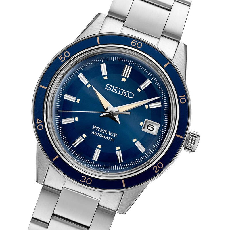 Seiko Presage Automatic Sporty Dress Watch with 41mm Case, and Hardlex Box Crystal #SRPG05