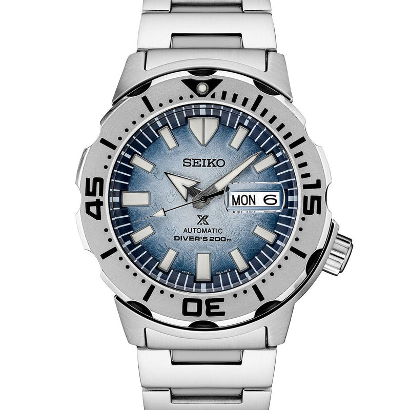 Seiko Prospex Save The Ocean, Special Edition “Antarctica” Monster Dive Watch #SRPG57