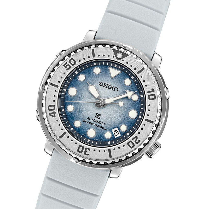 Seiko Prospex Save The Ocean, Special Edition Baby Tuna "Antarctica" Dive Watch #SRPG59