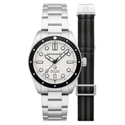Spinnaker x Islander Croft Limited Edition Hi-Beat Watch with Sand White Dial #SP-5094-LIW33 extra strap