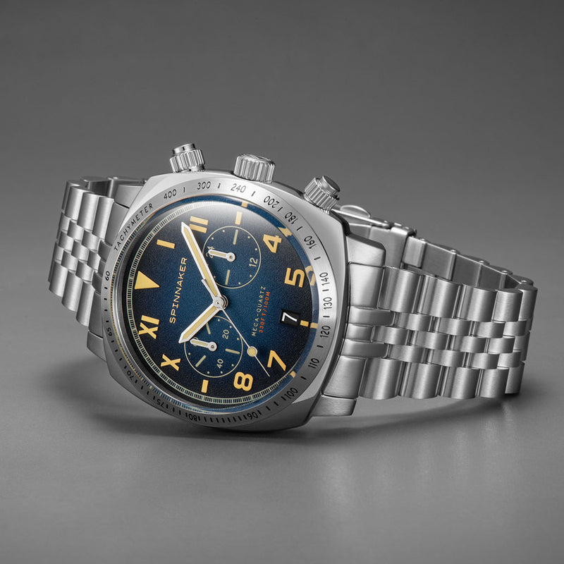 Spinnaker Hull Fumée Blue California Dial Chronograph with 42mm Case #SP-5092-33