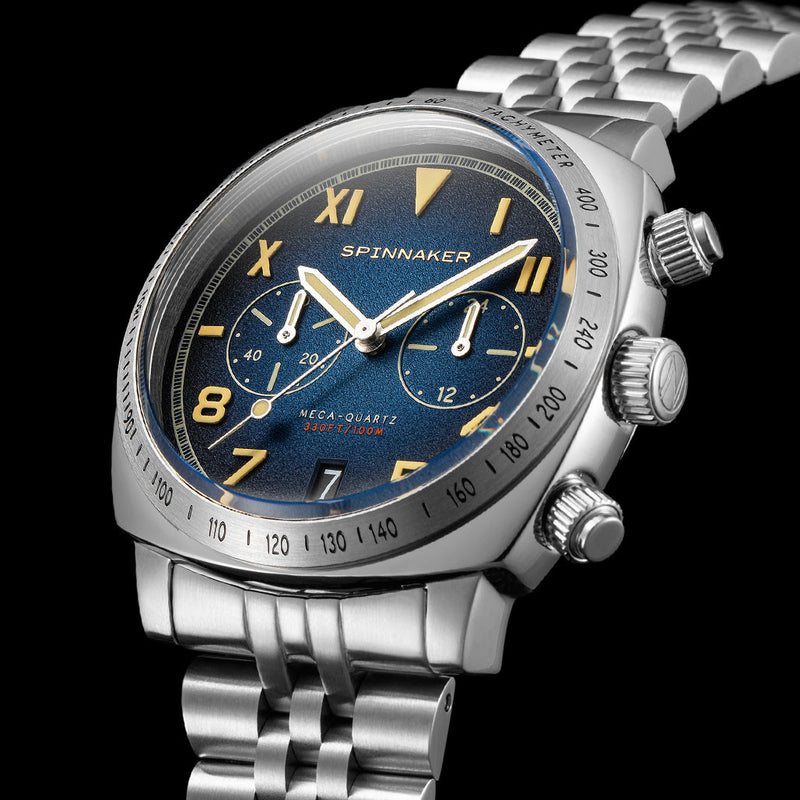 Spinnaker Hull Fumée Blue California Dial Chronograph with 42mm Case #SP-5092-33