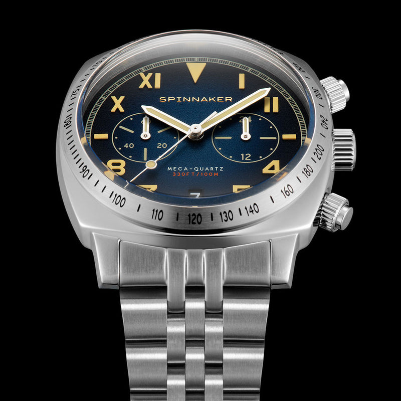 Spinnaker Hull Fumée Blue California Dial Chronograph with 42mm Case #SP-5092-33