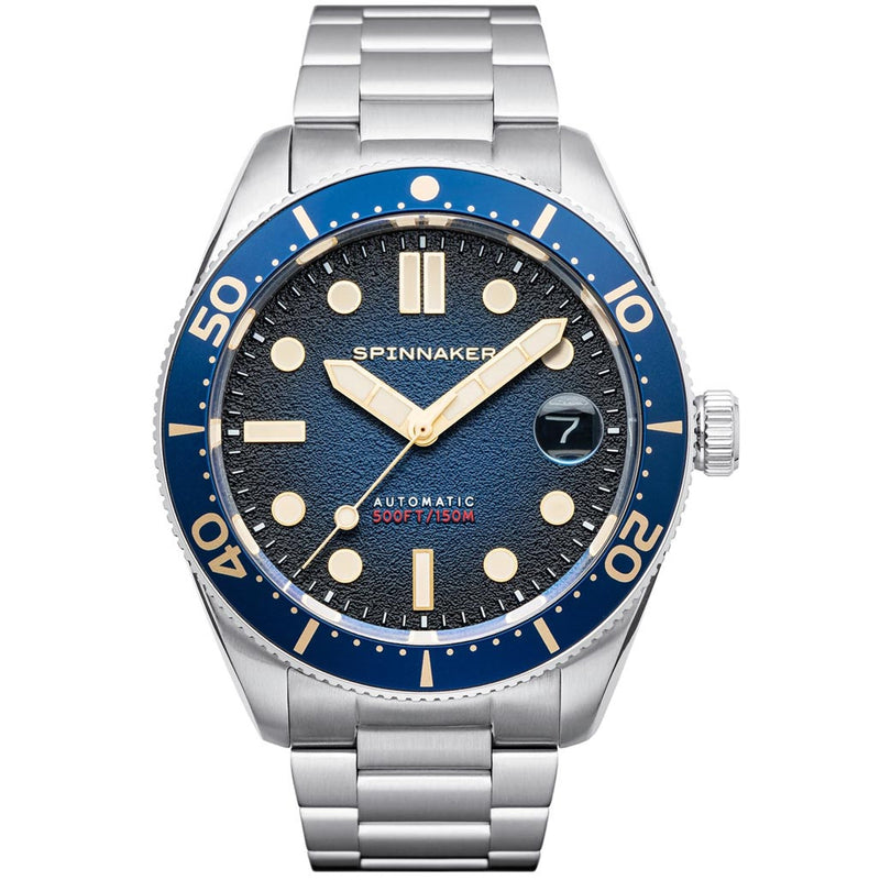 Spinnaker 40mm Croft Regiment Blue 150-Meter Automatic Dive Watch #SP-5100-22