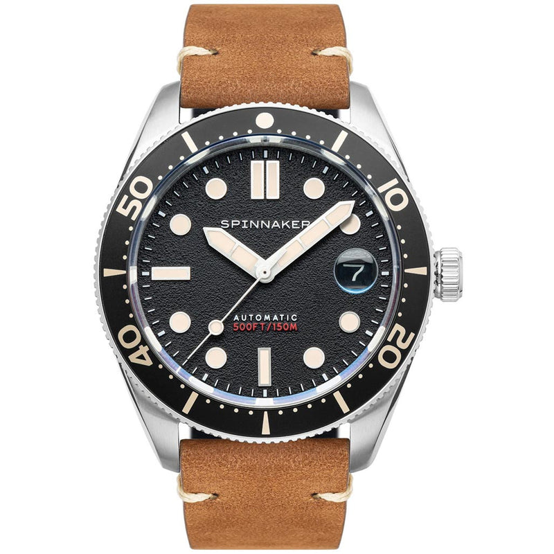Spinnaker 40mm Croft Anchor Black 150-Meter Automatic Dive Watch #SP-5100-01