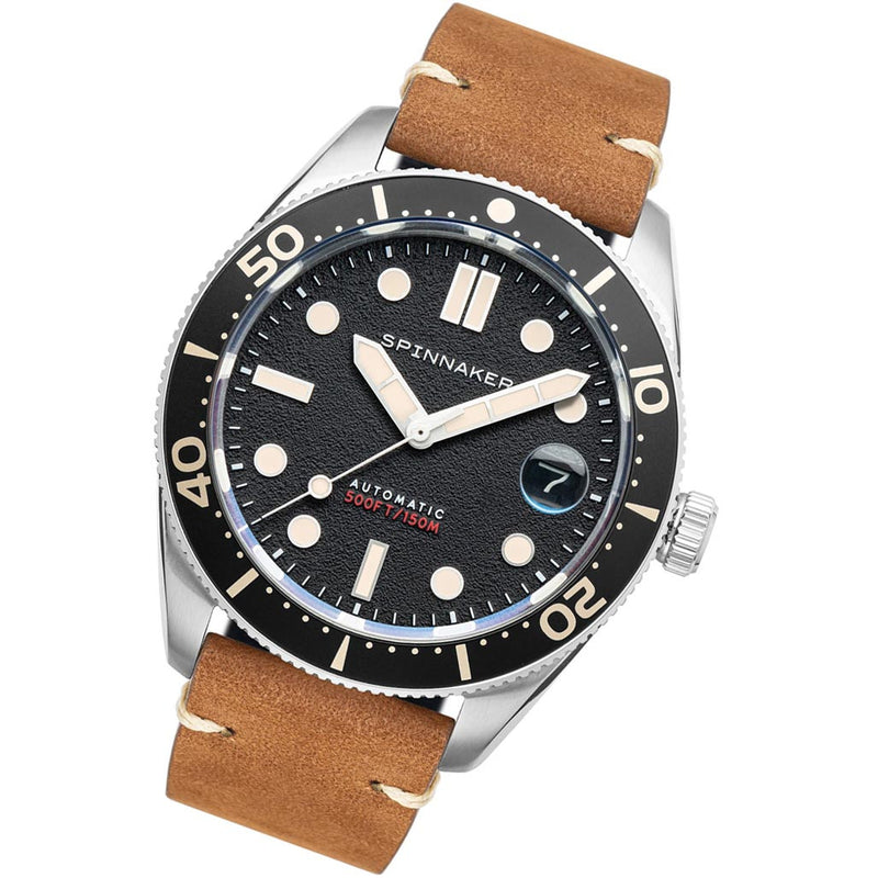 Spinnaker 40mm Croft Anchor Black 150-Meter Automatic Dive Watch #SP-5100-01