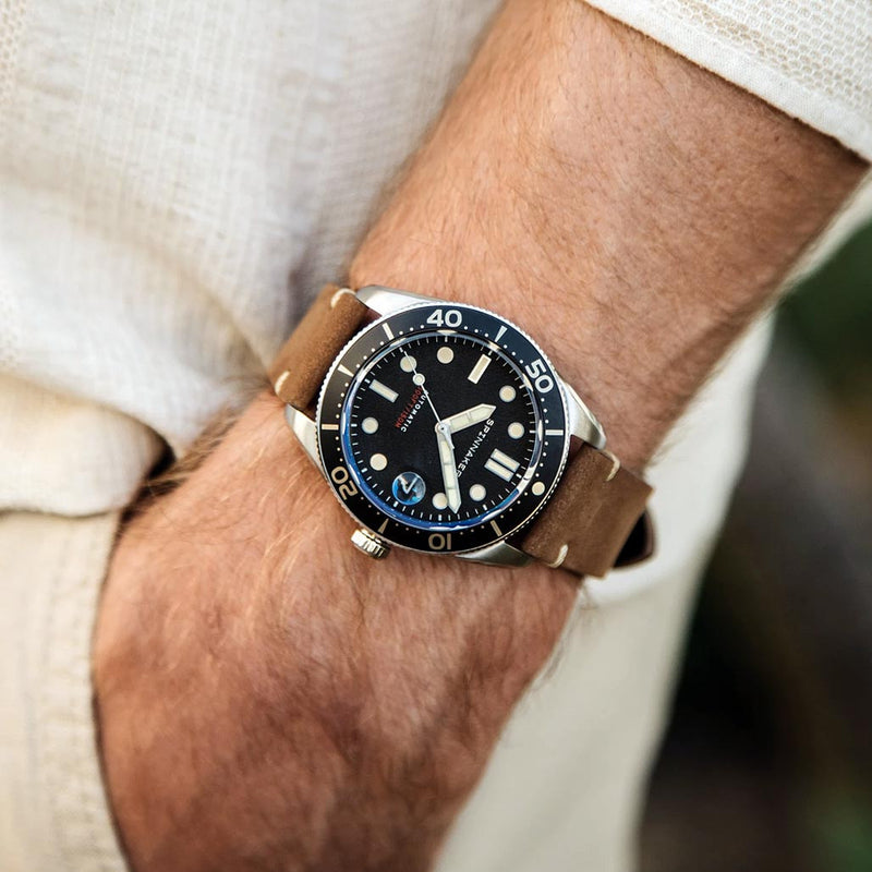 Spinnaker 40mm Croft Anchor Black 150-Meter Automatic Dive Watch #SP-5100-01