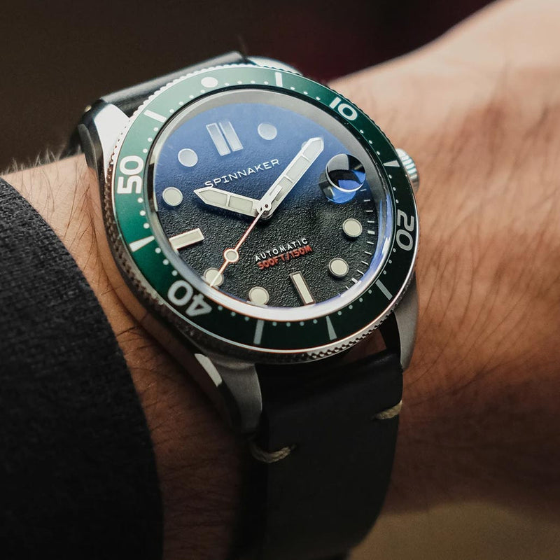 Spinnaker 40mm Croft Nomad Black 150-Meter Automatic Dive Watch #SP-5100-02