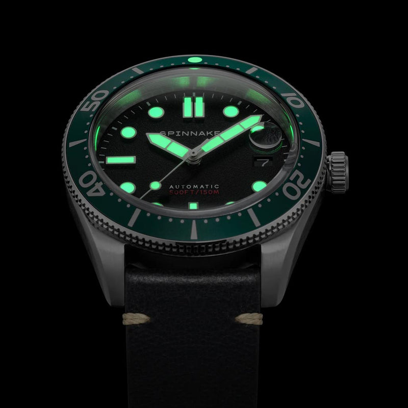 Spinnaker 40mm Croft Nomad Black 150-Meter Automatic Dive Watch #SP-5100-02