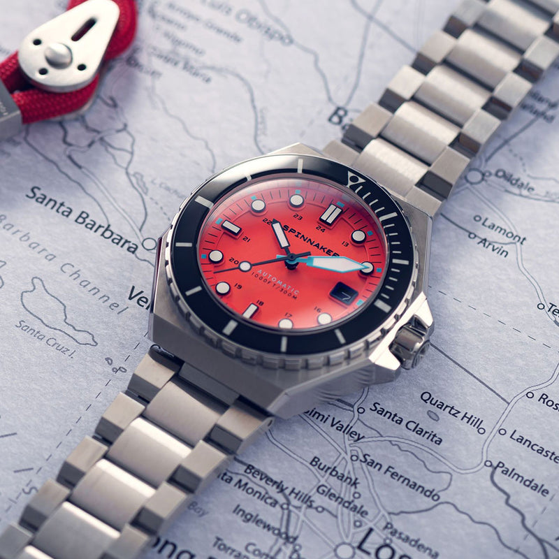 Spinnaker Dumas Automatic 300 Meter Dive Watch with Stainless Steel Bracelet #SP-5081-BB