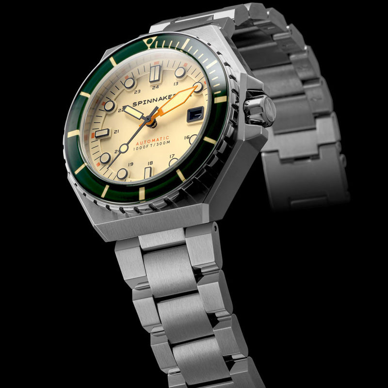 Spinnaker Dumas Automatic 300 Meter Dive Watch with Stainless Steel Bracelet #SP-5081-CC