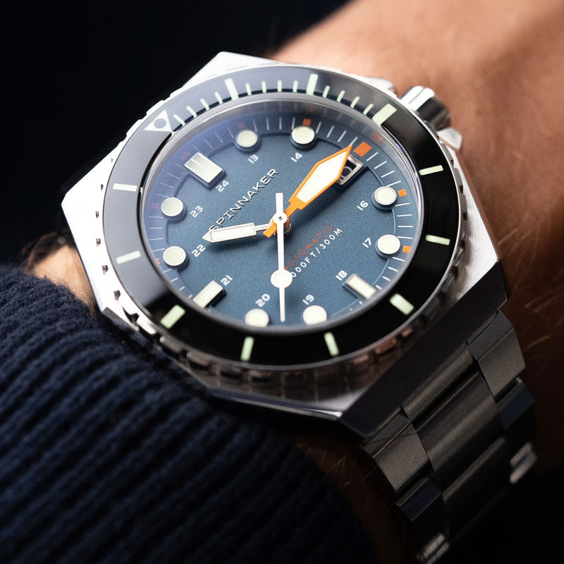 Spinnaker Dumas Automatic 300 Meter Dive Watch with Stainless Steel Bracelet #SP-5081-DD
