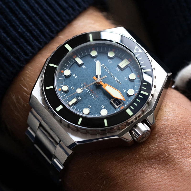 Spinnaker Dumas Automatic 300 Meter Dive Watch with Stainless Steel Bracelet #SP-5081-DD