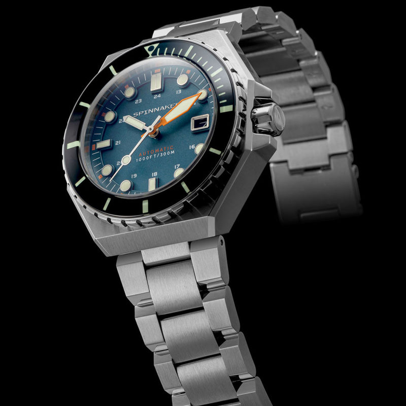 Spinnaker Dumas Automatic 300 Meter Dive Watch with Stainless Steel Bracelet #SP-5081-DD