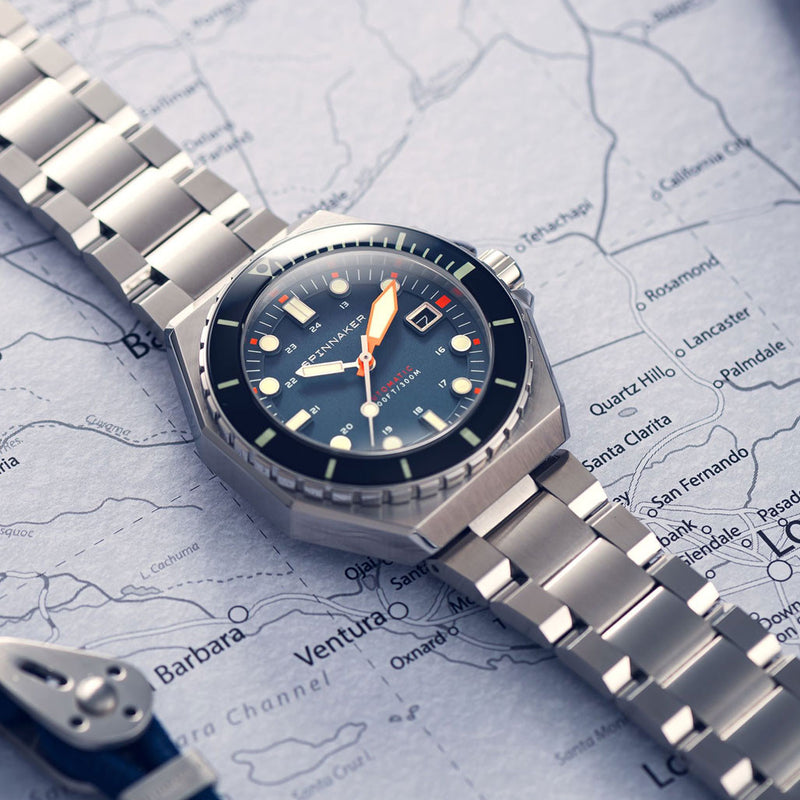 Spinnaker Dumas Automatic 300 Meter Dive Watch with Stainless Steel Bracelet #SP-5081-DD