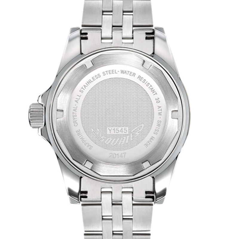 Scratch and Dent - Squale 300 meter Swiss Automatic GMT watch with Luminous Ceramic Bezel, AR Sapphire Crystal #SND998