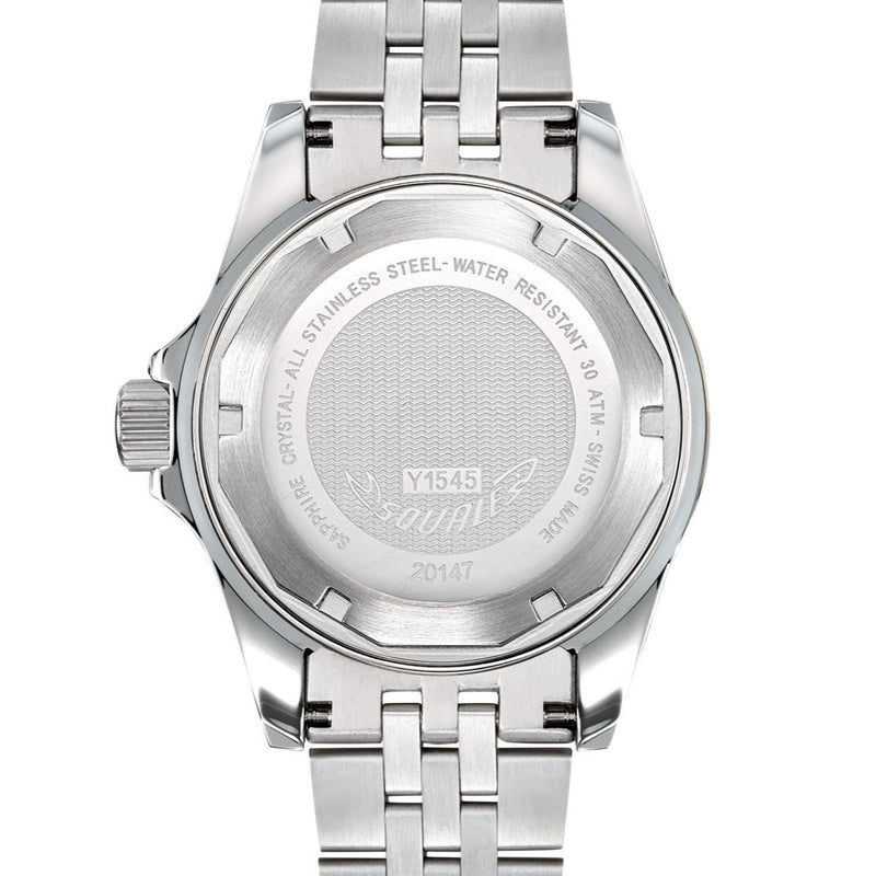 Scratch and Dent - Squale 300 meter Swiss Automatic GMT watch with Luminous Ceramic Bezel, AR Sapphire Crystal #SND999
