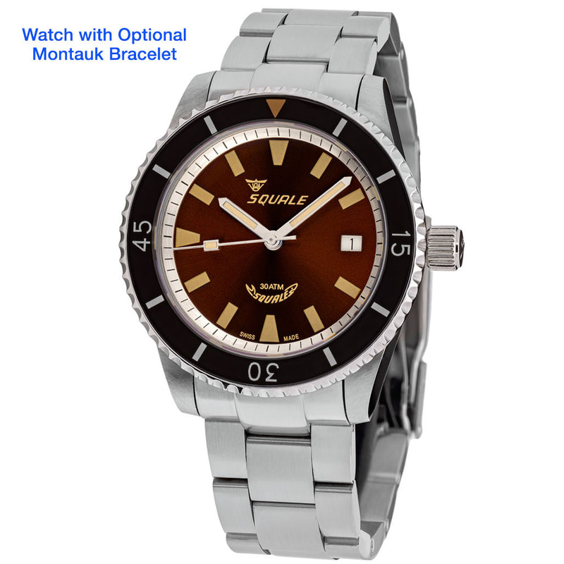 Squale Montauk 300 Meter Swiss Made Automatic Dive Watch with Sapphire Crystal #MTK-05