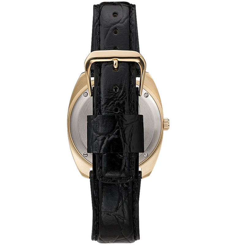 Q Timex Reissue of 1975's 38mm Goldtone Leather Strap Watch #TW2U87800ZV