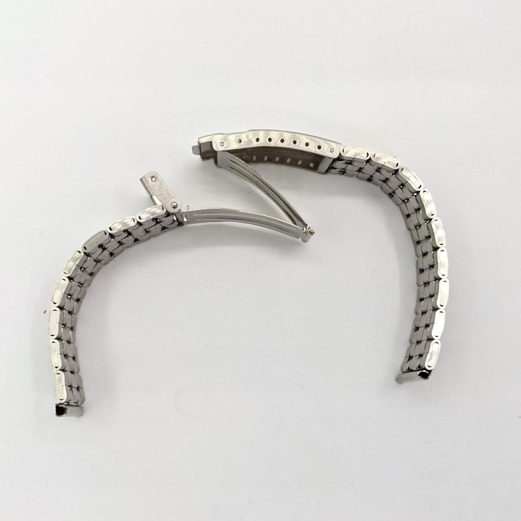 Vollmer Polished-Brushed Finish Bracelet with Deployant Clasp
